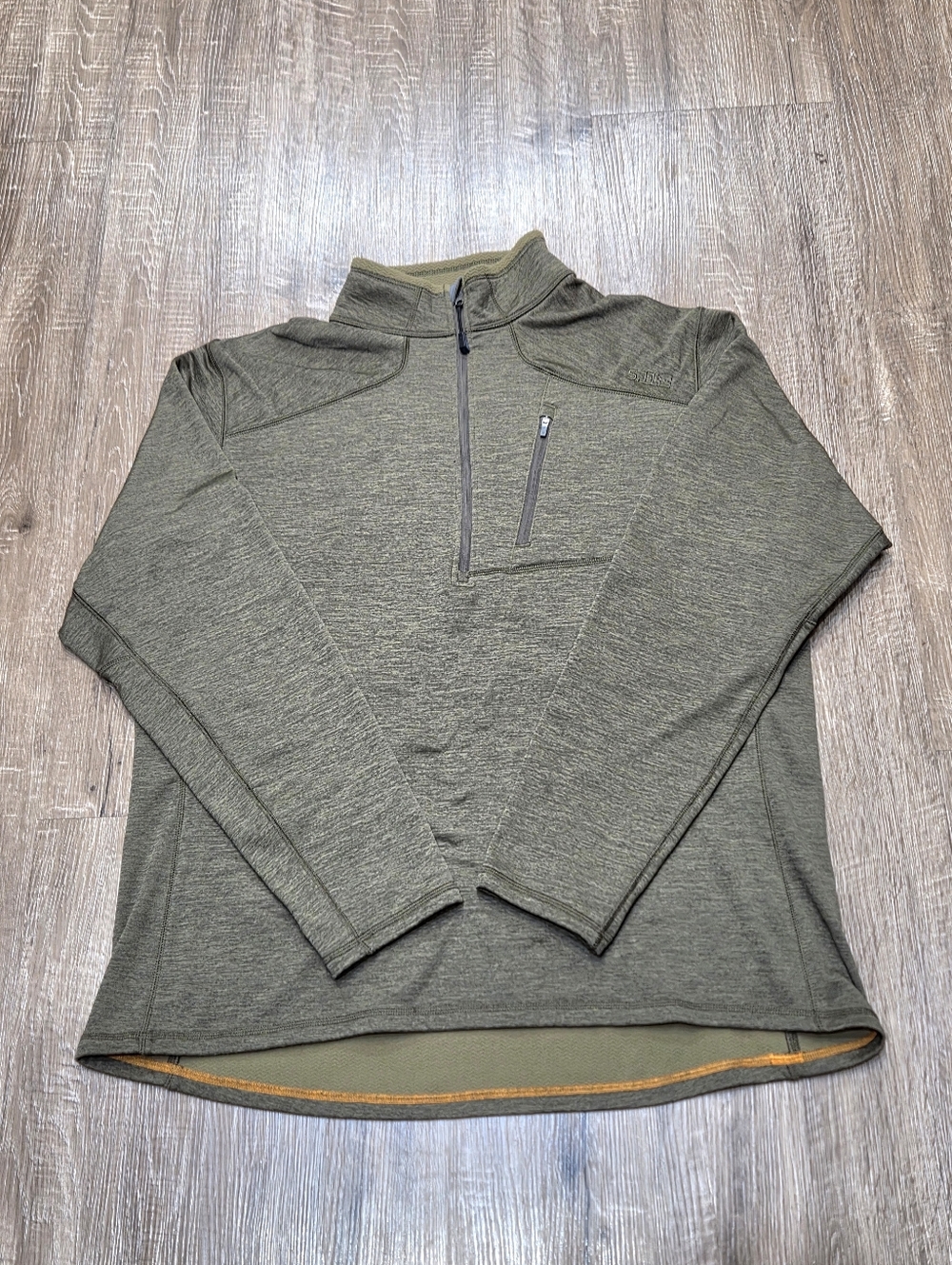 5.11 Tactical RECON Men's Pre-owned Half Zip Fleece Green Size XL